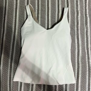 Brand new white Lululemon waistline tank size 4